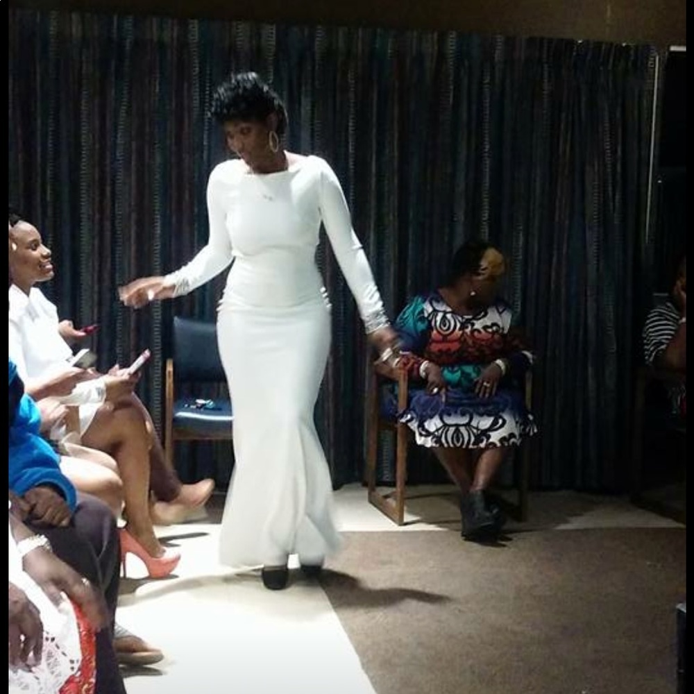 Beautiful white marinade gown